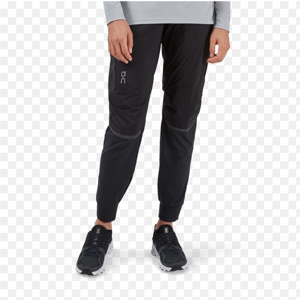On Running Weather Woman’s Jogger Pants In Black and Gray Size Medium NWOT